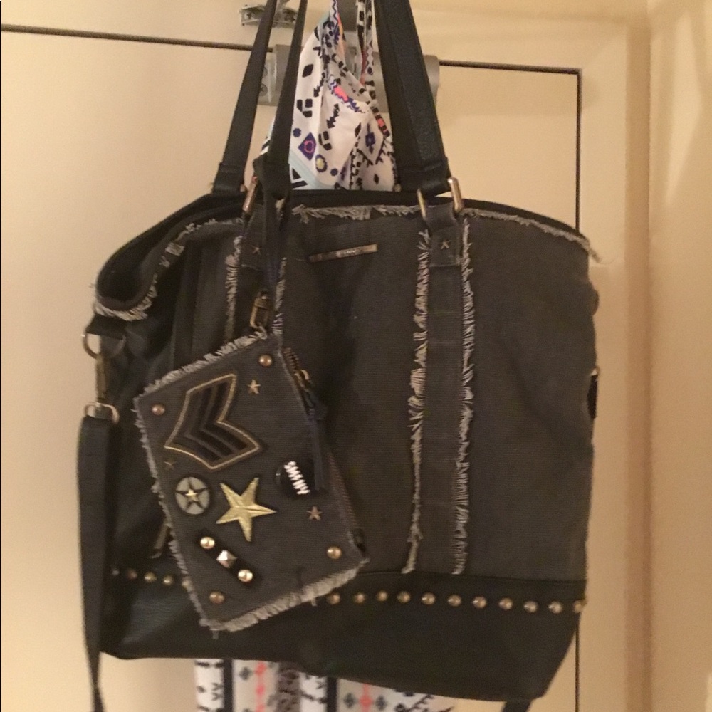 Steve Madden rustic studded bag purse